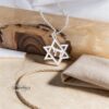 Sterling Silver Star of David Chai Pendant: Handmade Judaica Necklace, Gift from Israel - handmade in Israel