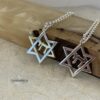 Sterling Silver Star of David Chai Pendant: Handmade Judaica Necklace, Gift from Israel - handmade in Israel