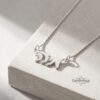 Custom 14K Gold Hebrew Name Necklace - Jewish Jewelry, Handmade in Israel - handmade in Israel