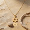 14K Gold Star of David Necklace: Jewish Magen David Pendant - handmade in Israel