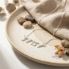 Handcrafted Hebrew Name Necklace: Sterling Silver or Gold Plated, Personalized Judaica Jewelry-Mother's Day Gift - handmade in Israel