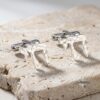 Chai cufflinks, handmade in Israel