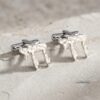 Chai cufflinks, handmade in Israel