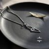 Israel Map Necklace: Star of David Sterling Silver -Jewish Jewelry - handmade in Israel