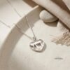 Heart Chai pendant, handmade in Israel