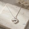 Heart Chai pendant, handmade in Israel