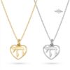 14K Gold Mini Heart Chai Necklace - Bat Mitzvah Gift, Hebrew Pendant - Dainty Judaica Jewelry - handmade in Israel