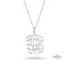 Sterling Silver Hebrew Bible Verse Necklace - Handmade Israeli Jewelry - handmade in Israel