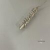 Scroll Necklace, Sterling Silver Engraved Message, 38mm Rolled Pendant, Hebrew or English - handmade in Israel