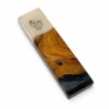 Olive wood mezuzah case, modern Judaica made in Israel