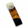 Olive wood mezuzah case, modern Judaica made in Israel