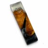 Olive wood mezuzah case, modern Judaica made in Israel