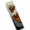 Olive wood mezuzah case, modern Judaica made in Israel