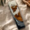 Olive wood mezuzah case, modern Judaica made in Israel