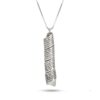 Eshet Chayil Necklace Sterling Silver, Woman of Valor Scroll Pendant 38mm, Gold or Rose - handmade in Israel