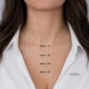 Chain length guide on a model: 40 cm (16 in), 45 cm (18 in), 50 cm (20 in) and 55 cm (22 in)