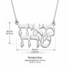 Personalized two name Hebrew nameplate, handmade in Israel