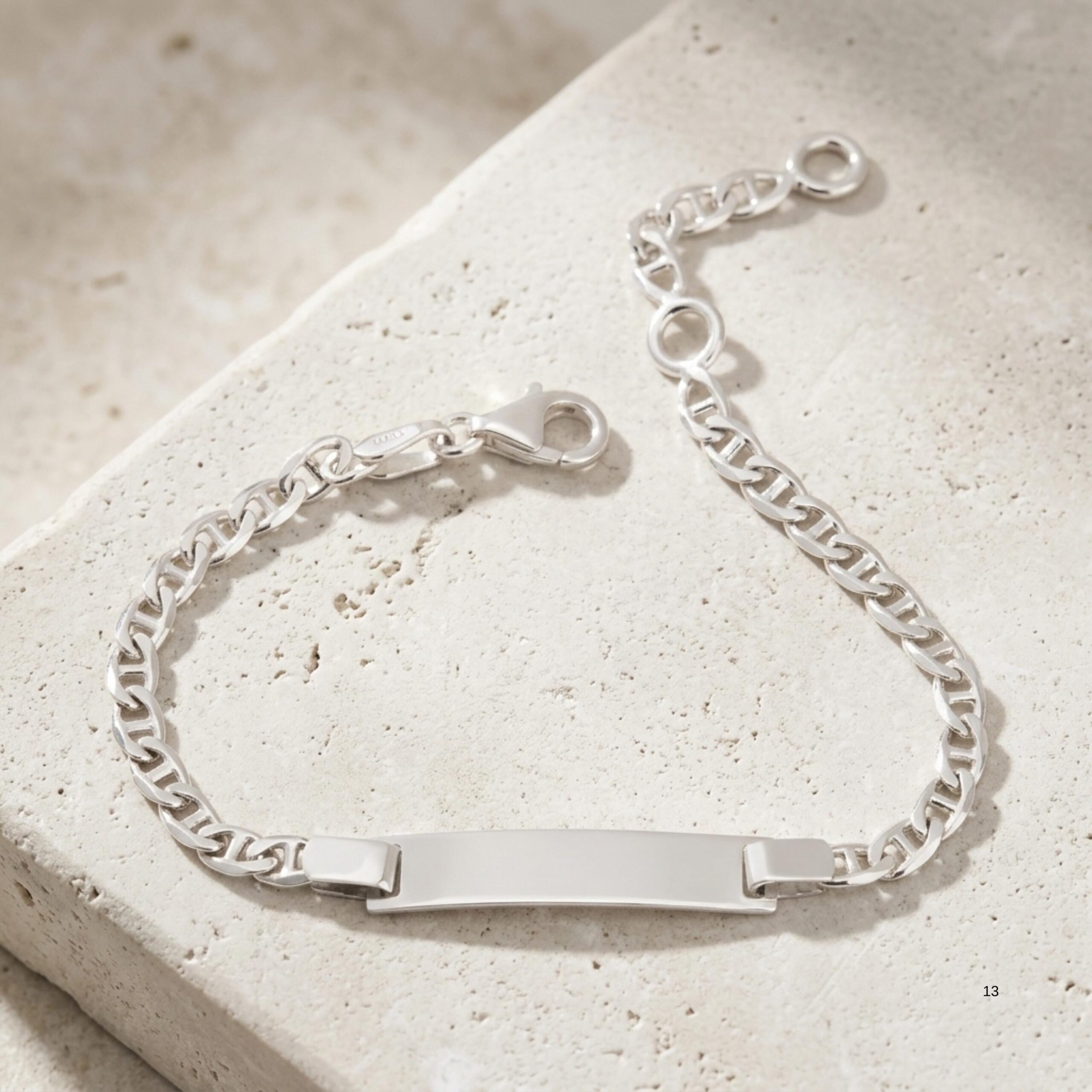 Baby Name Bracelet, Personalized Sterling Silver Kids ID Bracelet Baby Name Bracelet, Personalized Sterling Silver Kids ID Bracelet