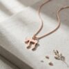 Chai Necklace, Sterling Silver Hammered Pendant, Gold or Rose Plated, Hebrew Life Symbol - handmade in Israel