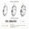 Personalized 925 Sterling Silver Hebrew Engraved Ring, Custom Bible Verse or Name - handmade in Israel