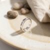Personalized 925 Sterling Silver Hebrew Engraved Ring, Custom Bible Verse or Name - handmade in Israel