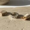 Personalized Hebrew verse ring, handmade in Israel