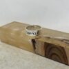 Personalized Hebrew verse ring, handmade in Israel