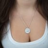 Hebrew Bible Verse Necklace: Personalized Engraving, Sterling Silver, Made in Israel - handmade in Israel