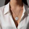 Hebrew Bible Verse Necklace: Personalized Engraving, Sterling Silver, Made in Israel - handmade in Israel