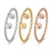 Sterling Silver Personalized Name Birthstone Bracelet, Hebrew or English Engraving - handmade in Israel