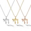 Chai Necklace, Sterling Silver Hammered Pendant, Gold or Rose Plated, Hebrew Life Symbol - handmade in Israel