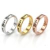 Personalized 925 Sterling Silver Hebrew Engraved Ring, Custom Bible Verse or Name - handmade in Israel