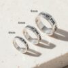 Personalized Hebrew verse ring, handmade in Israel