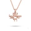 Sterling Silver Am Yisrael Chai Necklace, Hammered Hebrew Judaica - handmade in Israel