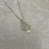 Sterling Silver Hamsa Necklace, 18mm Openwork Pendant, Gold Plated Finish, Handmade Israel - handmade in Israel