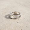 14K Solid Gold Hebrew Ring, Personalized Jewish Wedding Band - handmade in Israel