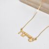 Sterling Silver Shiviti Necklace with Birthstone, Hebrew Judaica - handmade in Israel