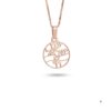 Am Yisrael Chai round pendant necklace, handmade in Israel