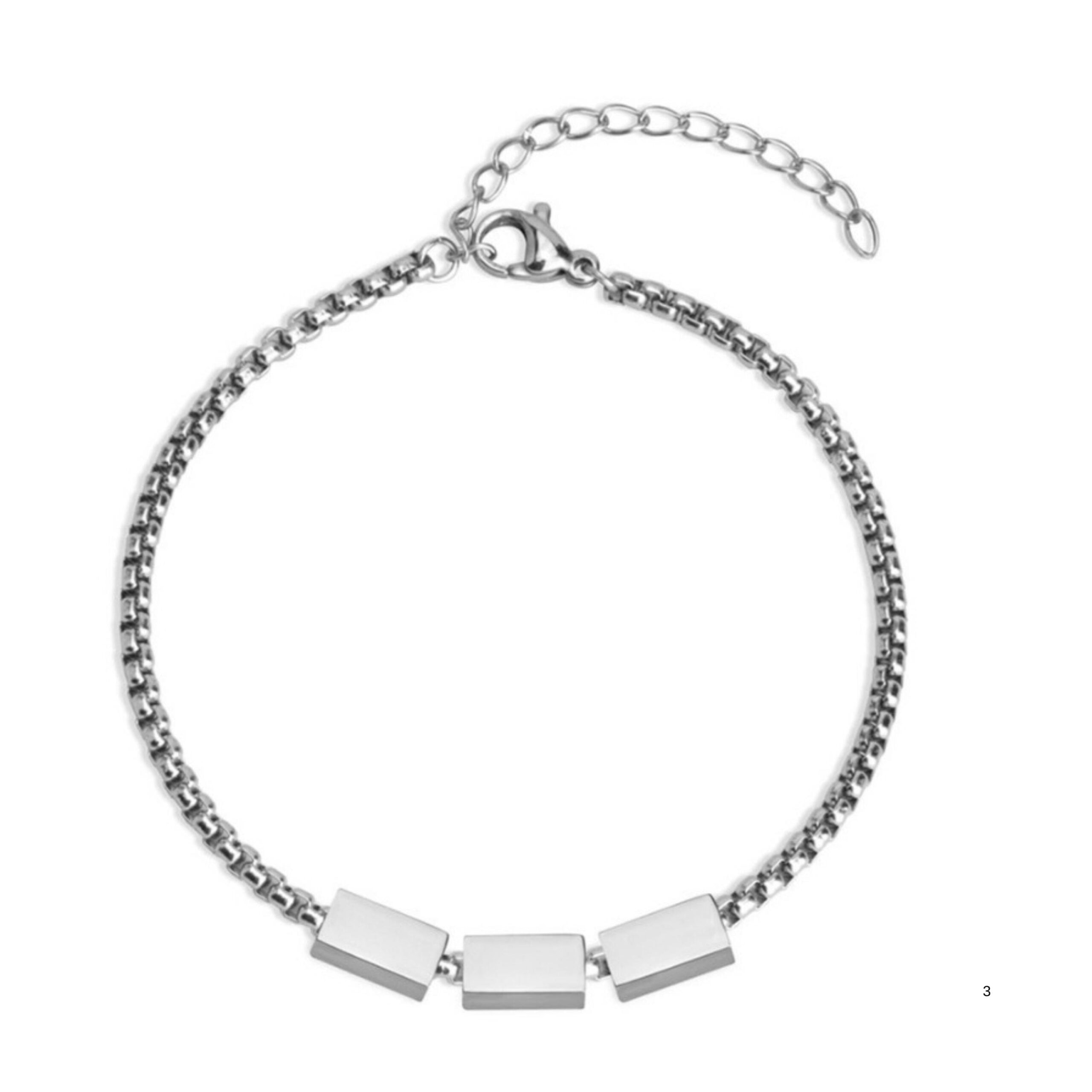 Personalized Hebrew Name Bracelet for Men, Stainless Steel Dad Gift Personalized Hebrew Name Bracelet for Men, Stainless Steel Dad Gift