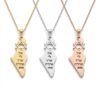 Israel Map Necklace Sterling Silver, Star of David, No Other Country or Custom Engraving - handmade in Israel