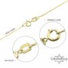 Hebrew Name Necklace 14K Solid Gold, Personalized Heart Pendant, Yellow or White, Box Chain - handmade in Israel