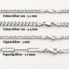 925 sterling silver or gold plated chain, made in Israel