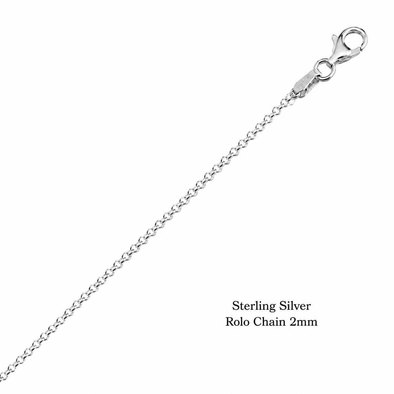 Sterling Silver Chain Only, Box, Rolo, Figaro, Cuban, Paperclip or Rope Sterling Silver Chain Only, Box, Rolo, Figaro, Cuban, Paperclip or Rope