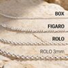 925 sterling silver or gold plated chain, made in Israel