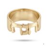 Personalized Hebrew name ring, handmade in Israel