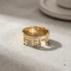 Personalized Hebrew name ring, handmade in Israel