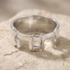 Personalized Hebrew name ring, handmade in Israel