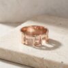Personalized Hebrew name ring, handmade in Israel