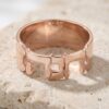 Personalized Hebrew name ring, handmade in Israel