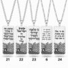 Western Wall Dog Tag Necklace Sterling Silver, Hebrew Verse Engraving, 40mm Pendant - handmade in Israel